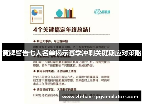 黄牌警告七人名单揭示赛季冲刺关键期应对策略